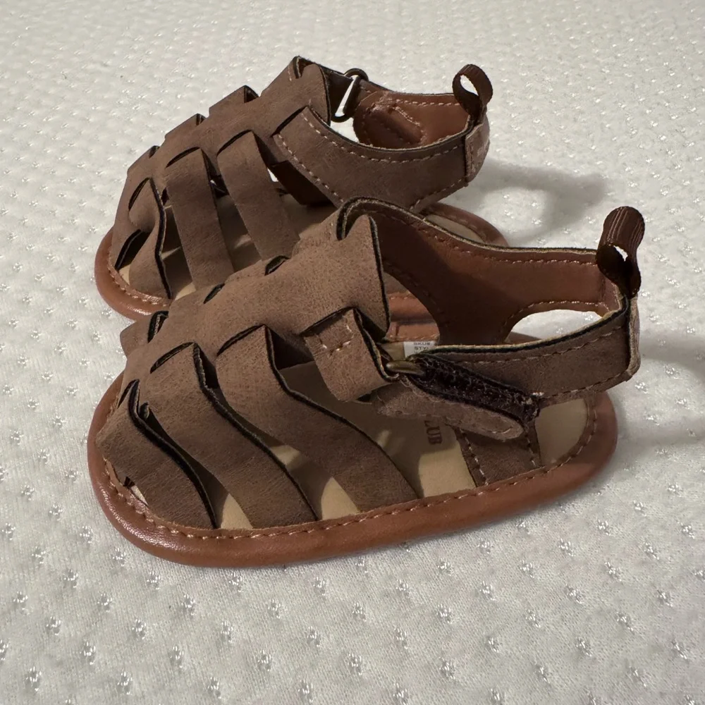 Brown Kids Sandals